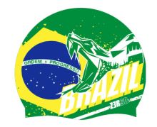 Plavecká čepice ZEROD - Brazil